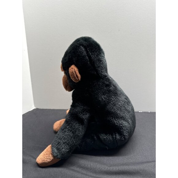 Ty Beanie Buddies 1999 Congo Monkey 11" Plush Toy Black Brown Pellets - Picture 4 of 8